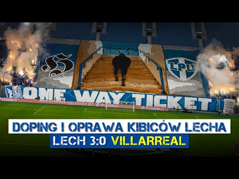 Incredibly loud Lech Poznan fans during match against Villarreal!
