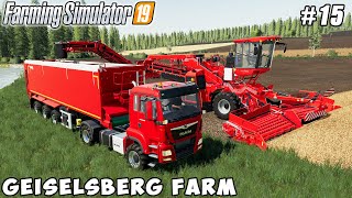 Wash and sell potatoes, sowing grass | Geiselsberg Farm | Farming simulator 19 | Timelapse #15