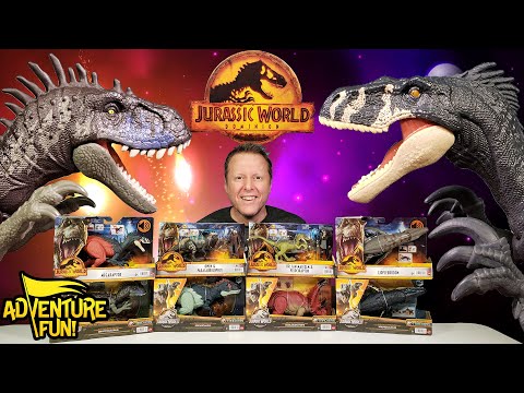 Jurassic World Dominion Dinosaur Toy Action Figures MegaRaptor Dino Toy Review AdventureFun!
