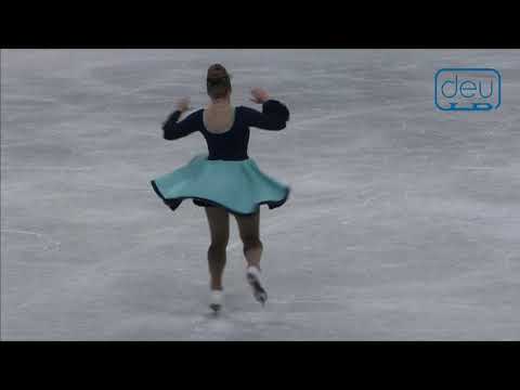 Angela ALLEGRETTO. Oberstdorf 2018. Silver Ladies I - Artistic. 9 place