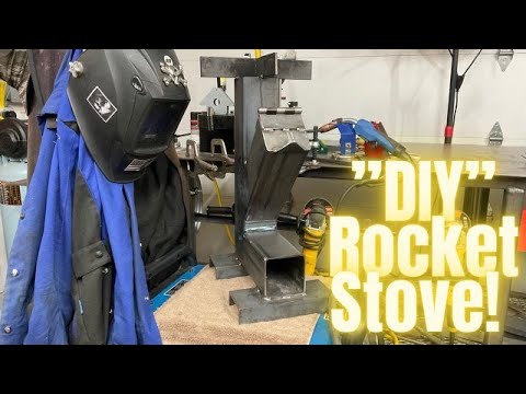 WELDING PROJECT ~ EASY INSTRUCTIONS TO BUILD ROCKET STOVE