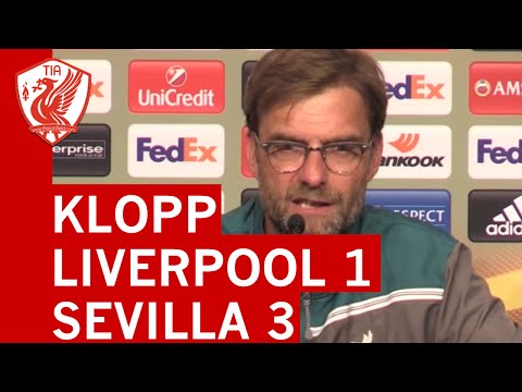 Jurgen Klopp's Post-Match Press Conference - UEL Final - Liverpool 1-3 Sevilla
