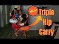 4k Lifting My Family Triple Lift Carry Fitness Exercise