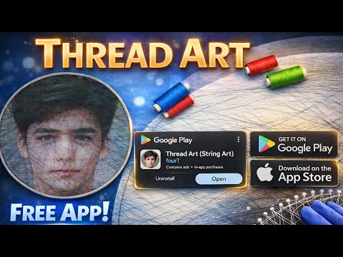 String Art – Photo Thread Art