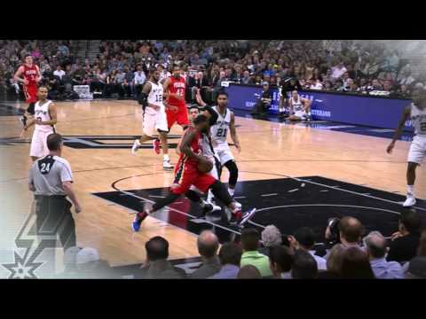 Tim Duncan Blocks Jordan Hamilton