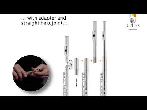 JUPITER Waveline C Flutes with extension kit