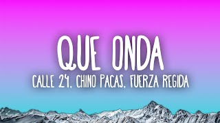 Cover art for Que Onda