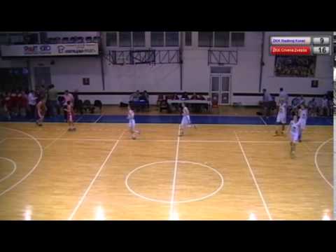 ZKK Radivoje Korac VS. ZKK Crvena Zvezda finale first half