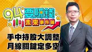 手中持股大調整 月線關鍵定多空