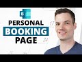 How To Make Personal Microsoft Bookings Page
