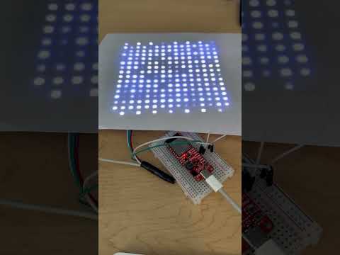 Animating 16x16 LED Matrix using SwiftUI and Embedded Swift #swiftui #animation #led #embedded thumbnail
