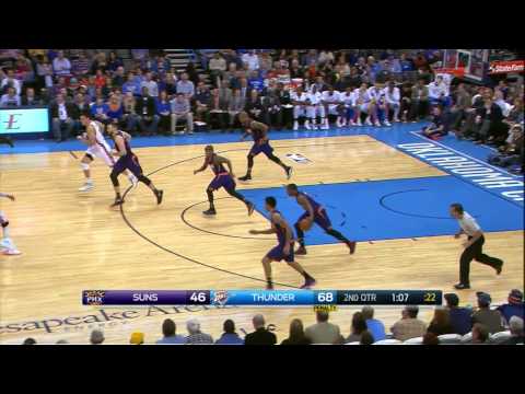 Eric Bledsoe Highlights Suns vs. Thunder 12.14.2014 - 12 Points, 4 Assists