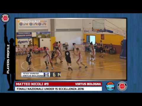 Players Profile: Nicoli Matteo - Finali u15 Ecc - 2016