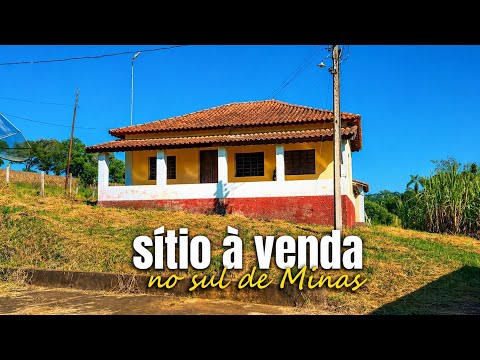 SÍTIO COMPLETO À VENDA 🏡 2 CASAS, RIACHO E 2 ALQUEIRES NO SUL DE MINAS