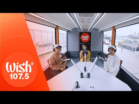 Jr Crown, Thome, and Kath perform "Kahit Ganyan Ka" LIVE on Wish 107.5 Bus