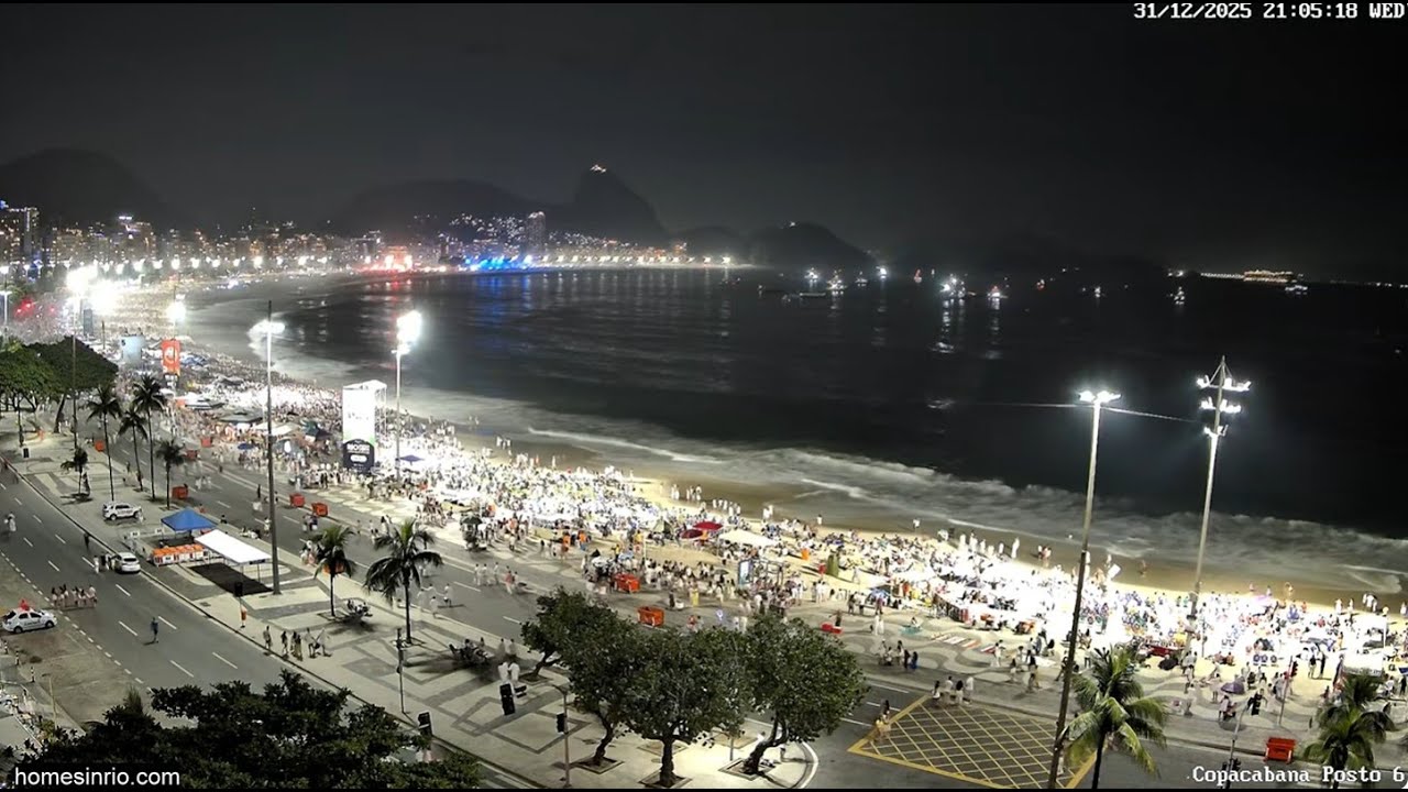 Webcam Rio de Janeiro Copacabana Posto 6