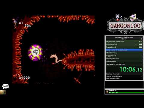 Earthworm Jim 2 Genesis PB 32:21 Any%/Normal