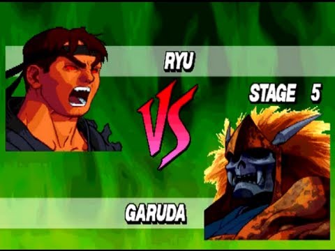 Evil Ryu Vs True Garuda-Street Fighter EX Plus Alpha (HQ)