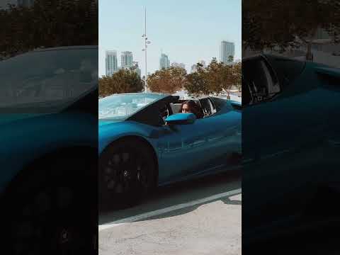 Experience pure luxury and power with the Lamborghini Huracán Spyder