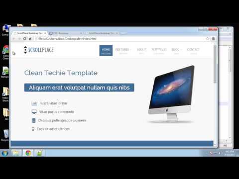 Learn How to Create an Animated Bootstrap Template with HTML Part 4