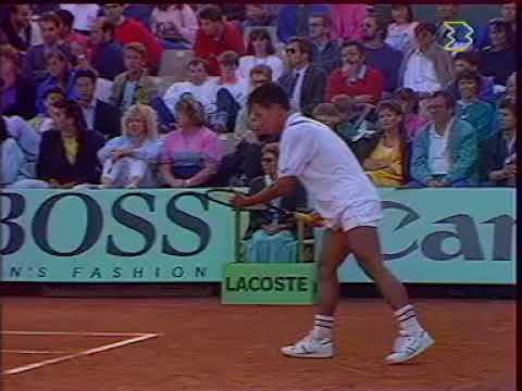French Open 1988 3R - John McEnroe v Michael Chang