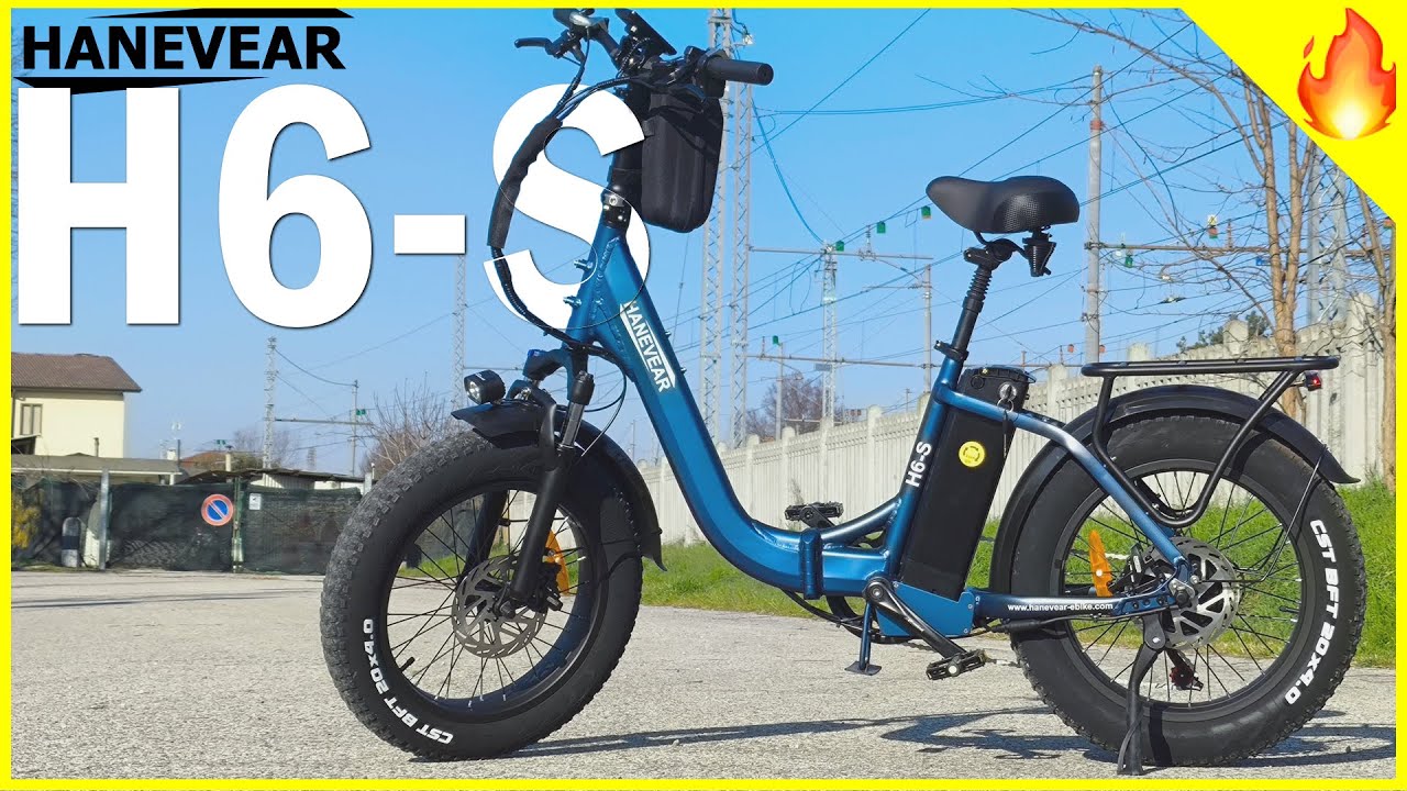 L'ebike COMODA e con TANTA AUTONOMIA (ed è anche bellissima): Hanevear H6-S