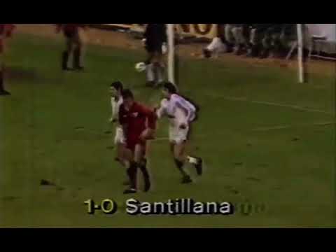1984-85. 20/01/1985. Liga Jornada 21. Real Madrid C.F. 1 Sevilla FC 2