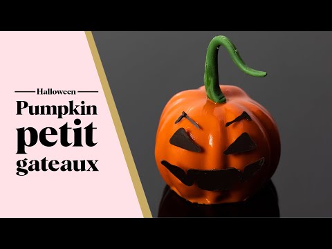 Petit Gateaux de abóbora assustadora | Receita completa | Kirsten Tibballs