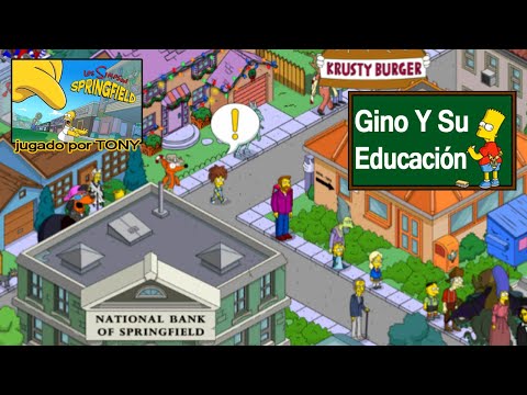 Los Simpson Springfield "Black Friday 2018: Cap. 15 - Gino y su educación" Tony