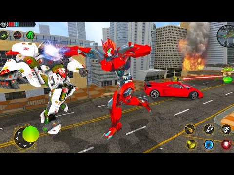 Us Robot Helicopter Transform War