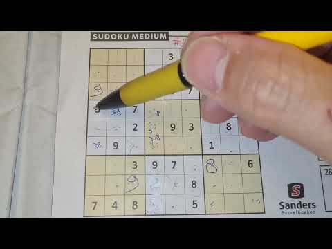 Again Our Daily Sudoku practice continues. (#4753) Medium Sudoku. 06-25-2022