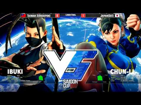 Saigon Cup 2017 SFV 3 on 3 Top 4 (TAIWAN 2) vs (JAPAN)