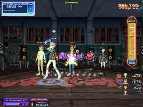 【Ayodance】1,1jt NO MISS 180bpm 2NE1 - Try To Copy Me 200fps C8 audition gameplay !