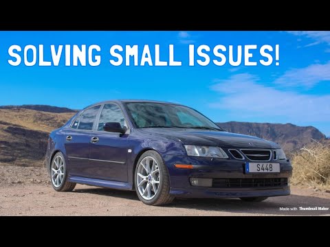 Correcting Small Problems on My 9-3 Arc - Bumper Fitment, Airbag Light, and New Speaker!