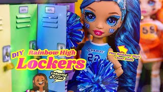 Rainbow High Cheer Dolls PLUS Easy DIY Lockers