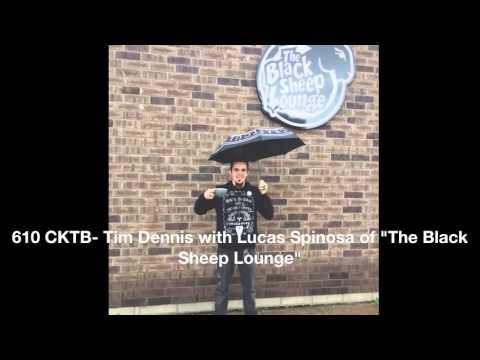 610 CKTB  Tim Dennis with Lucas Spinosa of "The Black Sheep Lounge"