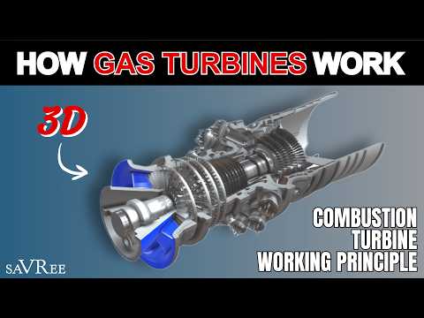 How Gas Turbines Work (Combustion Turbine Working Principle)