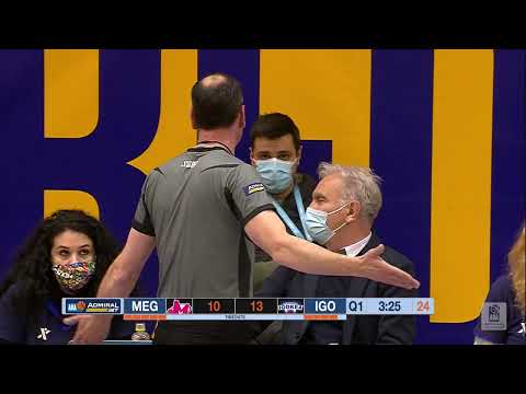 AdmiralBet ABA League 2021/22, Round 21 match: Mega Mozzart - Igokea m:tel (6.3.2022)