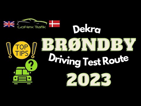 2023 - Brøndby Dekra Driving Test Route