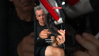 This man will repair your bicycle for free.