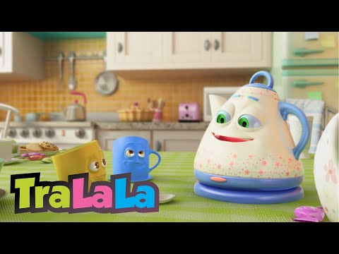 Cântece pentru copii de gădiniță - Micuțul ceainic 😁 Melodii educative de la TraLaLa