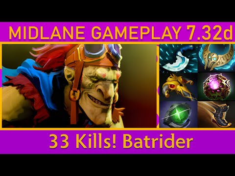 💥Dota 2 Batrider Mid Gameplay - High MMR