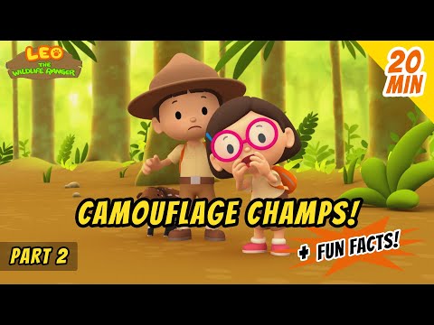 Camouflage Champs! (Part 2/2) - Malayan Tapir and more animal stories!