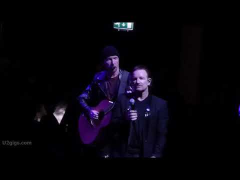 U2 You're The Best Thing About Me, Amsterdam 2018-10-07 - U2gigs.com