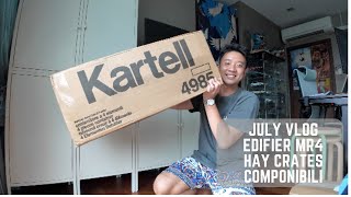 JULY 2024 SG VLOG - EDIFIER MR4, FOOD, HAY CRATES & KARTELL COMPONIBILI
