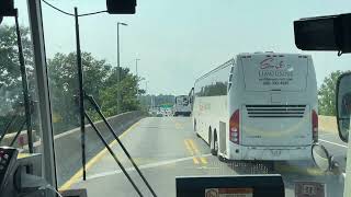 ᴴᴰ⁶⁰ Front POV: NJT Route 166X I-95 Express Cresskill onboard a 2021 MCI D4500CT