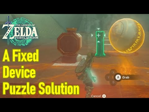 Zelda Tears of the Kingdom a fixed device puzzle solution guide