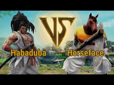Habaduba (Haohmaru) VS Horseface (Astaroth) | Soulcalibur VI