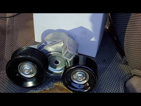HOW TO install belt tensioner 99-03 Ford powerstroke 7.3 diesel truck or van