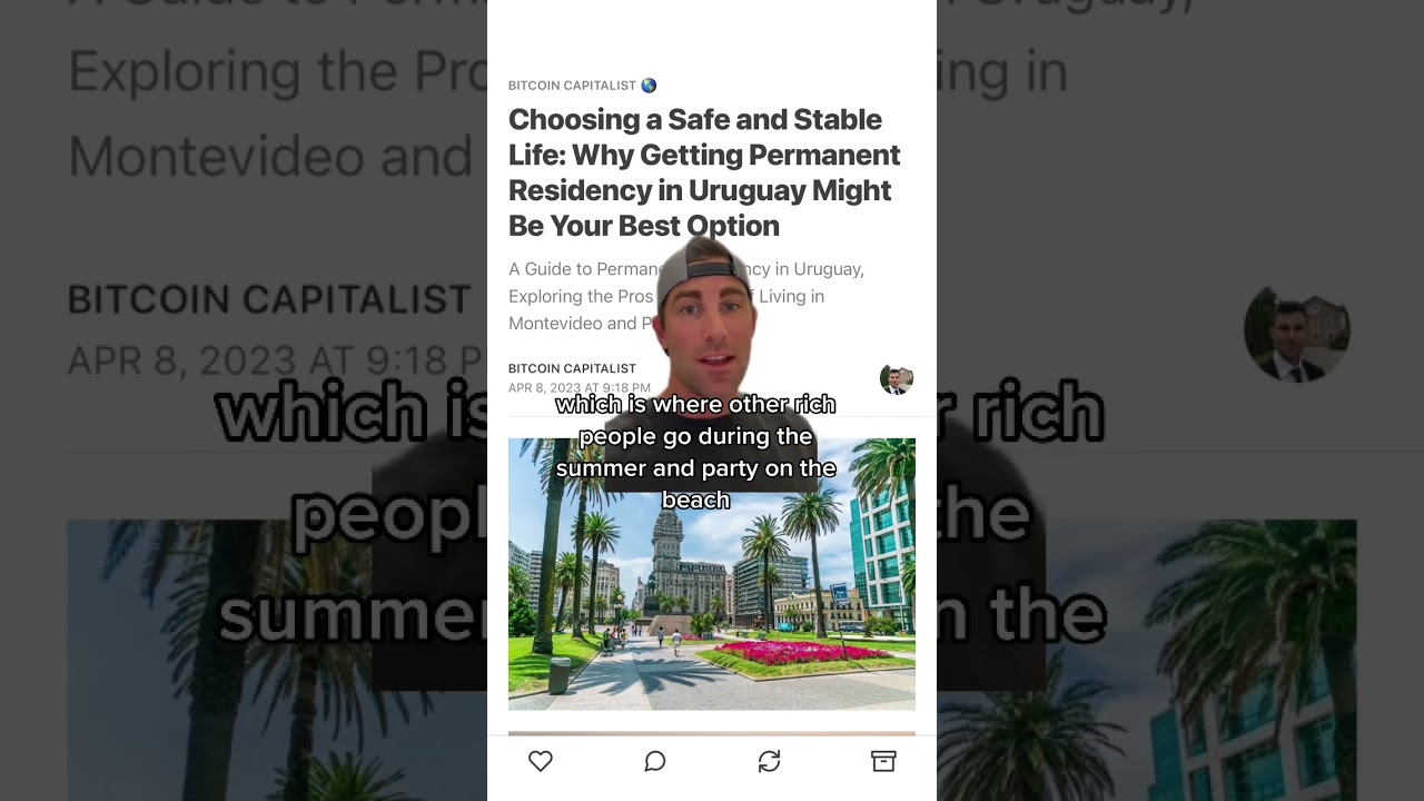 Uruguay is one of the safest and most stable countries in Latin America and is great option for resi